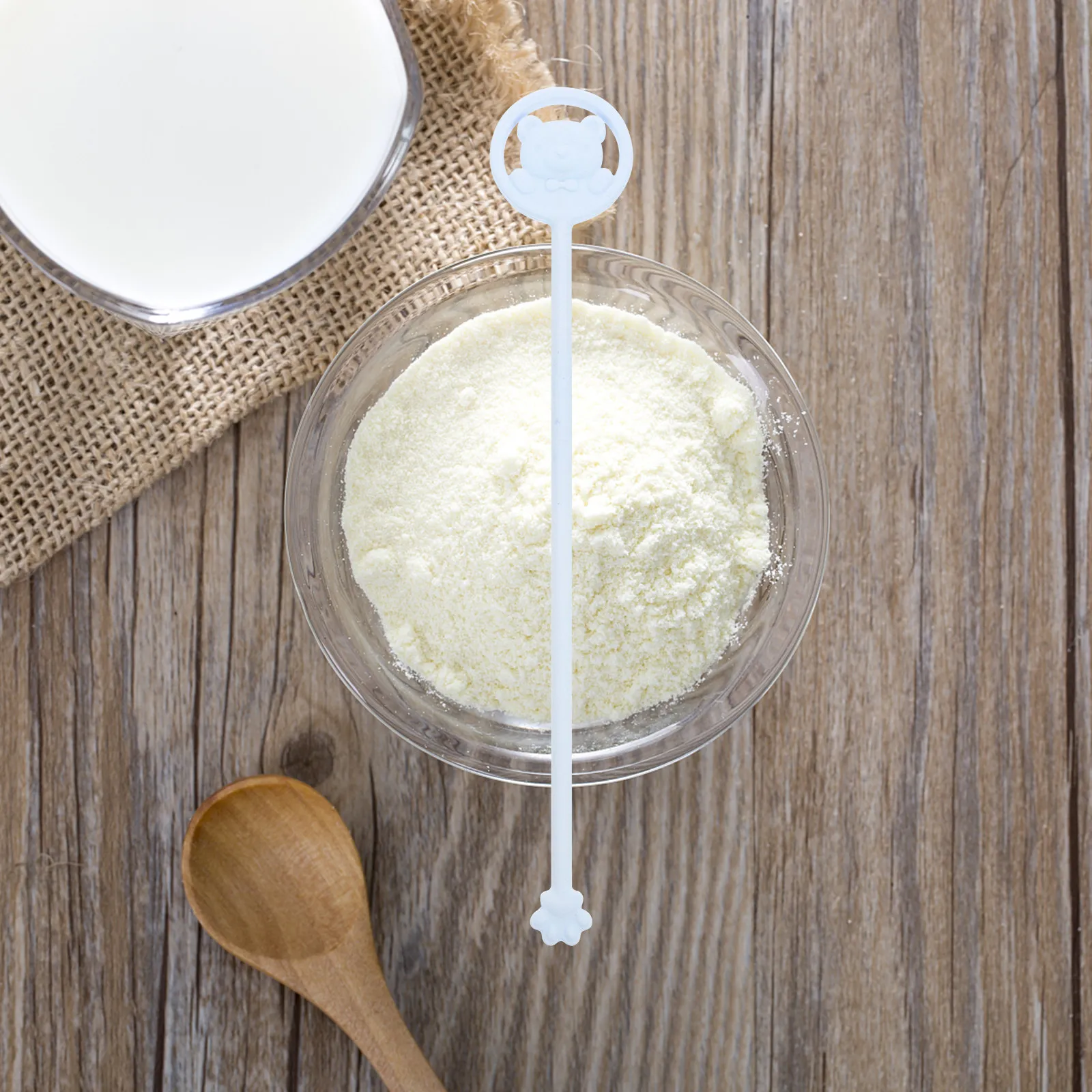 

Milk Powder Stirring Stick Longer Handle Stainless Steel Heat Resistant Baby Milk Mixer Multi-Functional Coffee Tea Mixing Tool