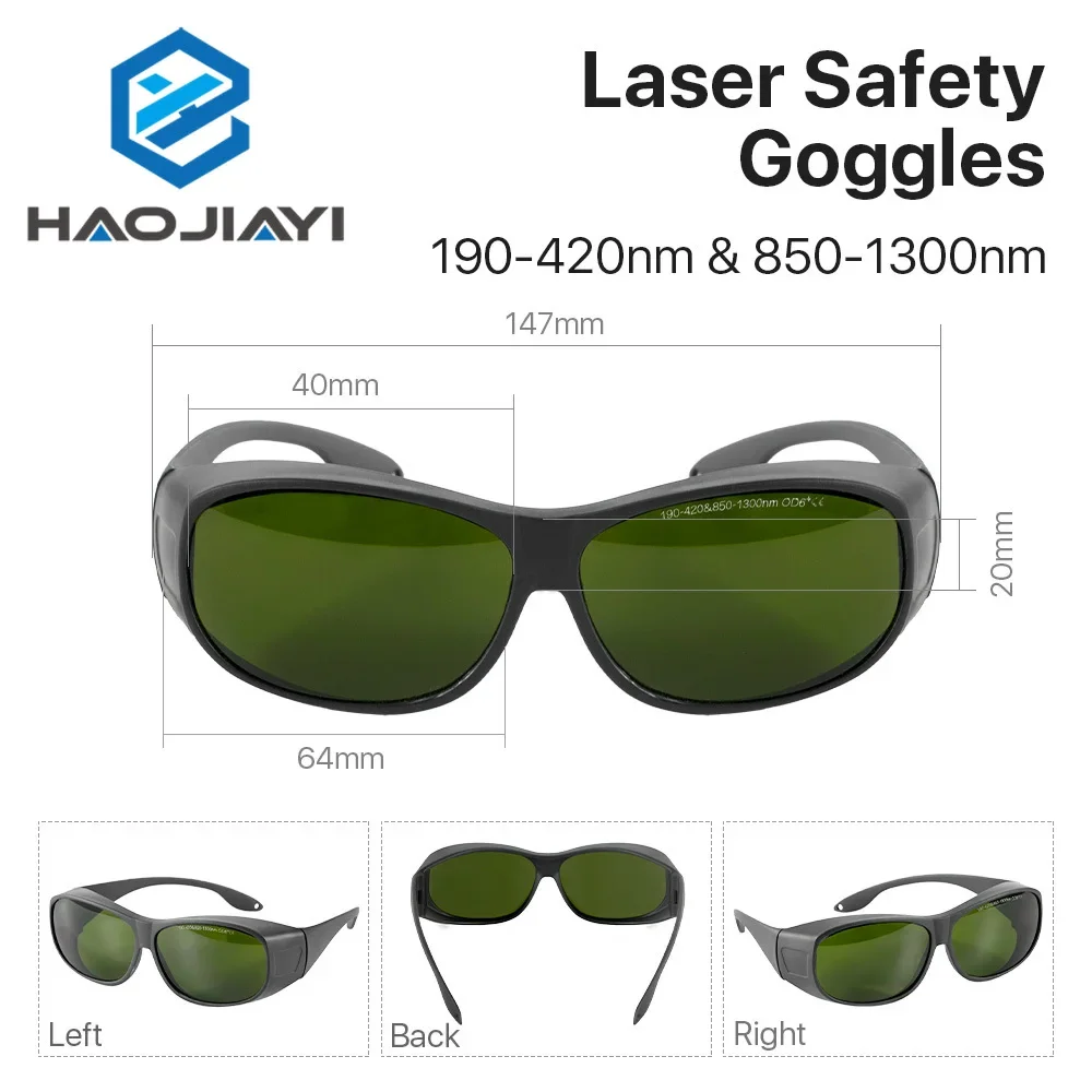 1064nm نمط C OD6 + نظارات حماية الليزر نظارات واقية درع حماية نظارات لليزر الألياف YAG DPSS #4