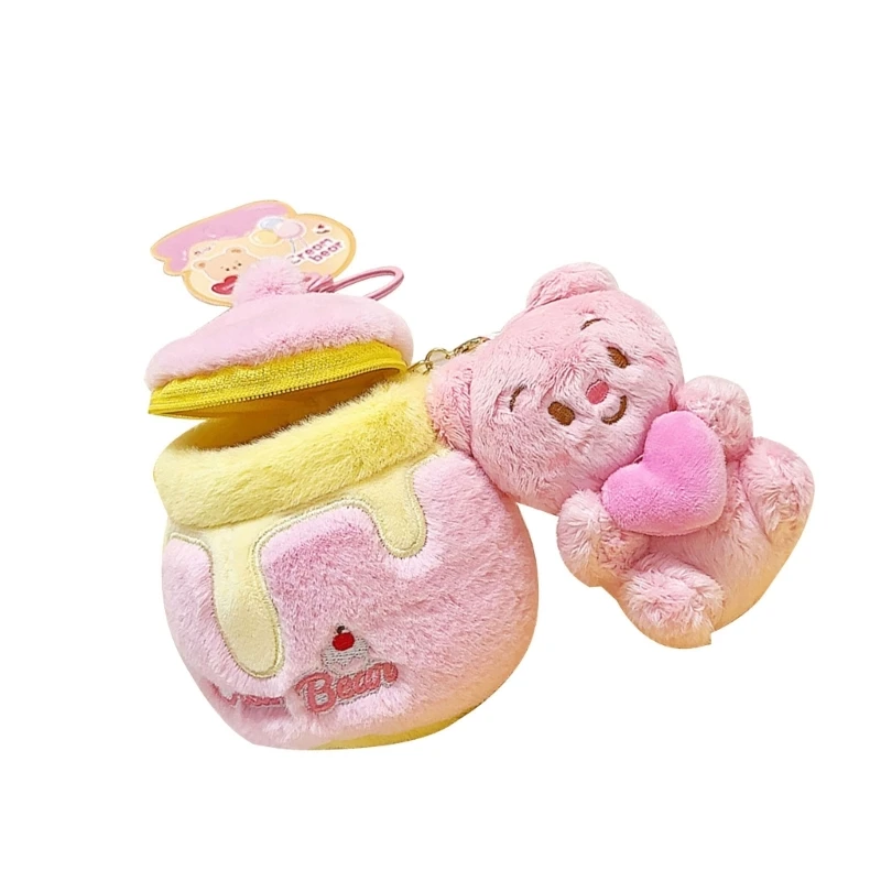 Sweet Bear Jar Figuur Sleutelhanger Cadeau Klasse Prijzen voor studenten Schooltas