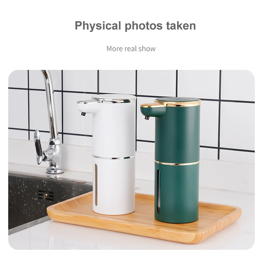 Automatic soap dispenser, non-contact liquid soap dispenser, non-contact hand wash shampoo/shower gel dispenser, quick foaming,