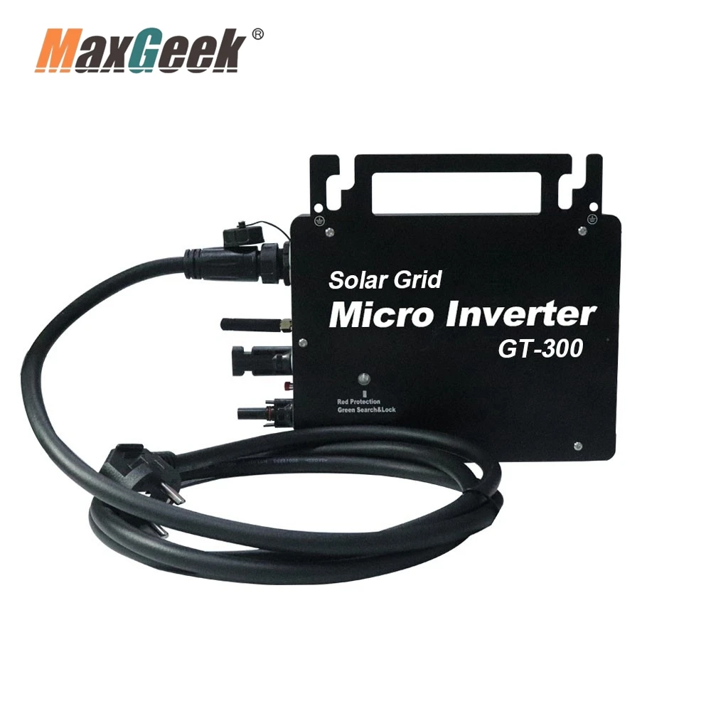 Maxgeek GT300W/GT400W 110V/220V Solar Grid Micro Inverter Solar Micro Inverter Supports Wifi Cloud Monitoring