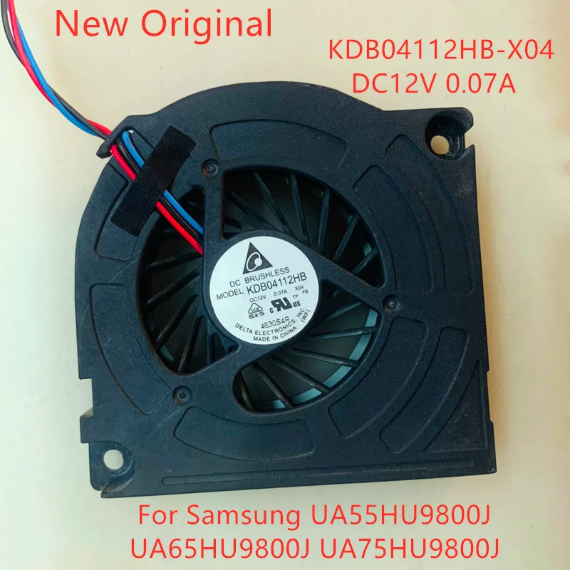 

New Original Laptop Cooling Fan For Samsung UA55HU9800J UA65HU9800J UA75HU9800J fan KDB04112HB-X04 DC12V 0.07A