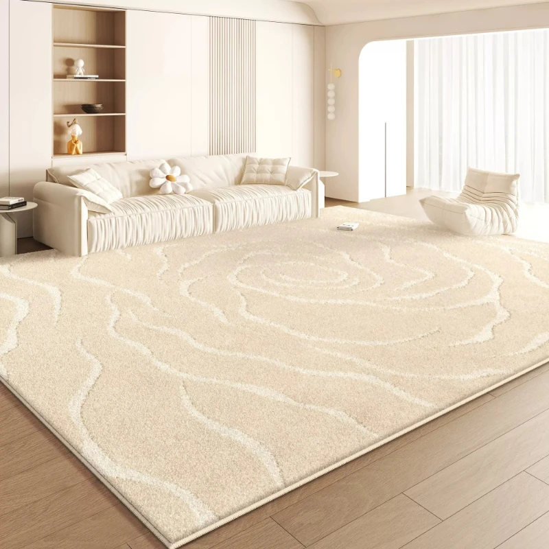 Dopamine Color Carpets for Living Room Cream Style Bedroom Decor Carpet Fluffy Soft Bedside Plush Rug Cute Home Thick Floor Mat