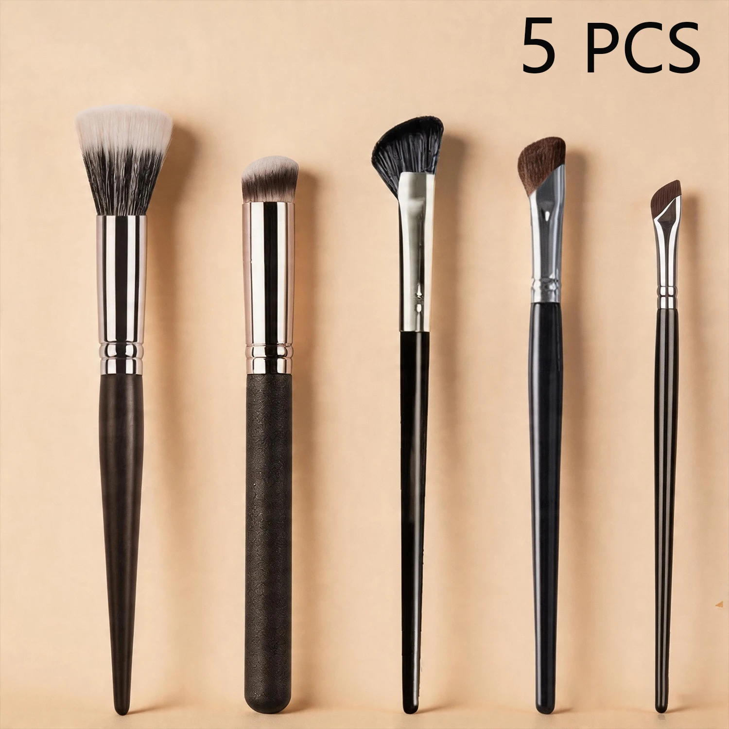 5 pcs Makeup Brushes Set Multi Purpose Facial Makeup Brush Perfect for Any Look Premium Perfect