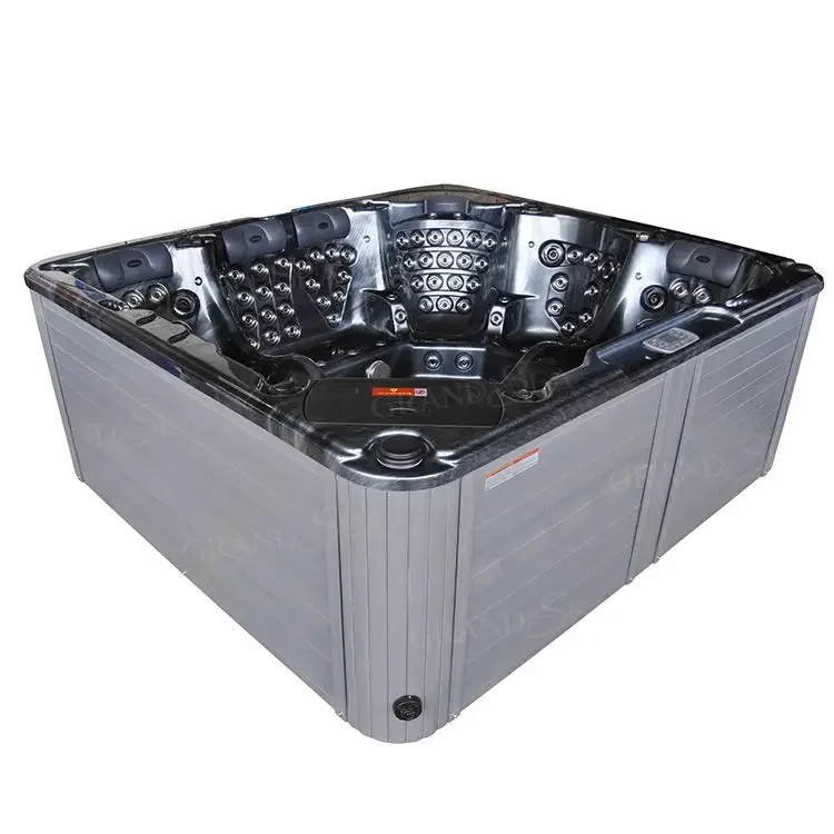 Modern Design Multi Persons Hot Outdoor Spa Tubs Pool Luxury Waterfall Massage Bathtub Relax Swim Spa Pool for Villa and Hotel