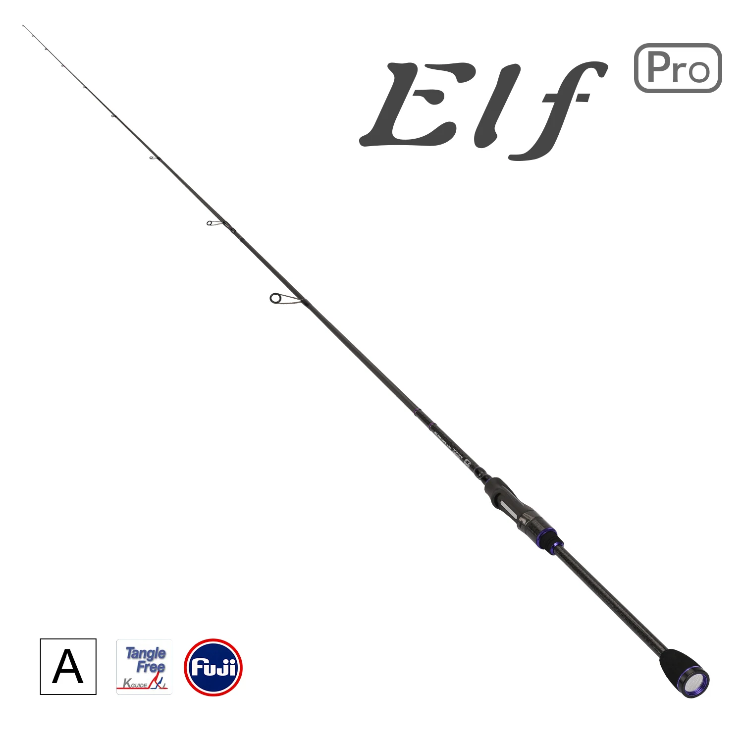 

TSURINOYA NEW AJING Удочка ELF PRO 2,26 м 752UL F 2-секционная удочка Rockfish FUJI Направляющие кольца Аксессуары Вес приманки 0,6-7 г