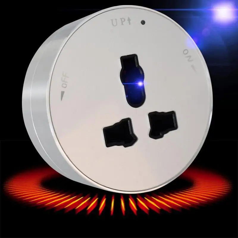 5 個の英国版 13A ワイヤレスモバイルソケットホームボディスライド USB 表面実装および壁掛けレールホンバージョン