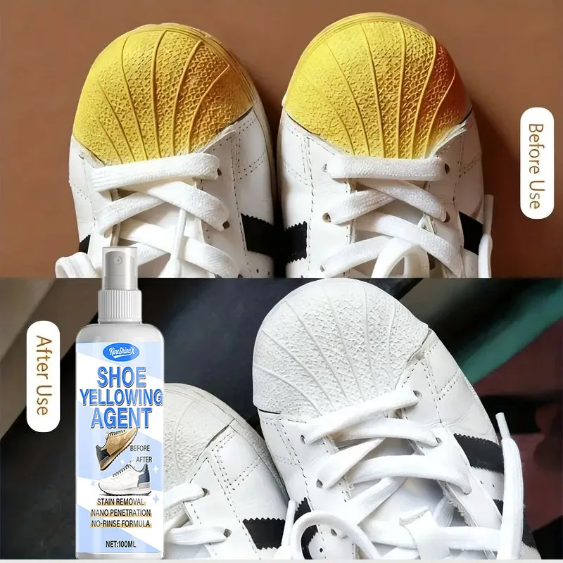 White Shoe Cleaner For White Shoes Sneaker Whitener Powerful Remover Shoe Yellow Stain Remover Cleaning Agent Cleaning Specific