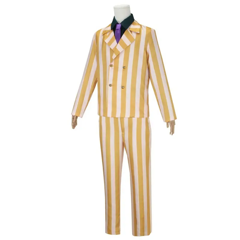 أزياء أنيمي بورسالينو التأثيرية عباءة الأدميرال كيزارو والبدلة الموحدة أزياء الهالوين البحرية العامة