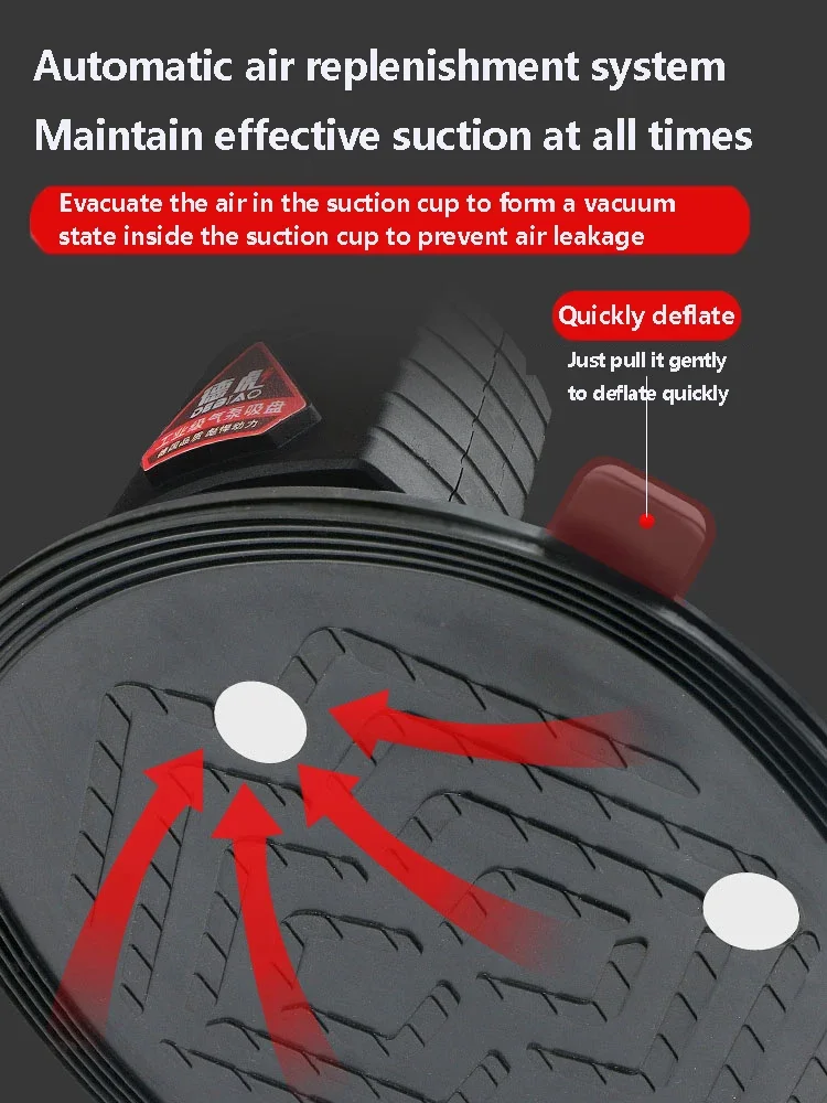 Ventosa elétrica para telha cerâmica, bateria de lítio de 9 polegadas, ventosa de vidro forte e resistente