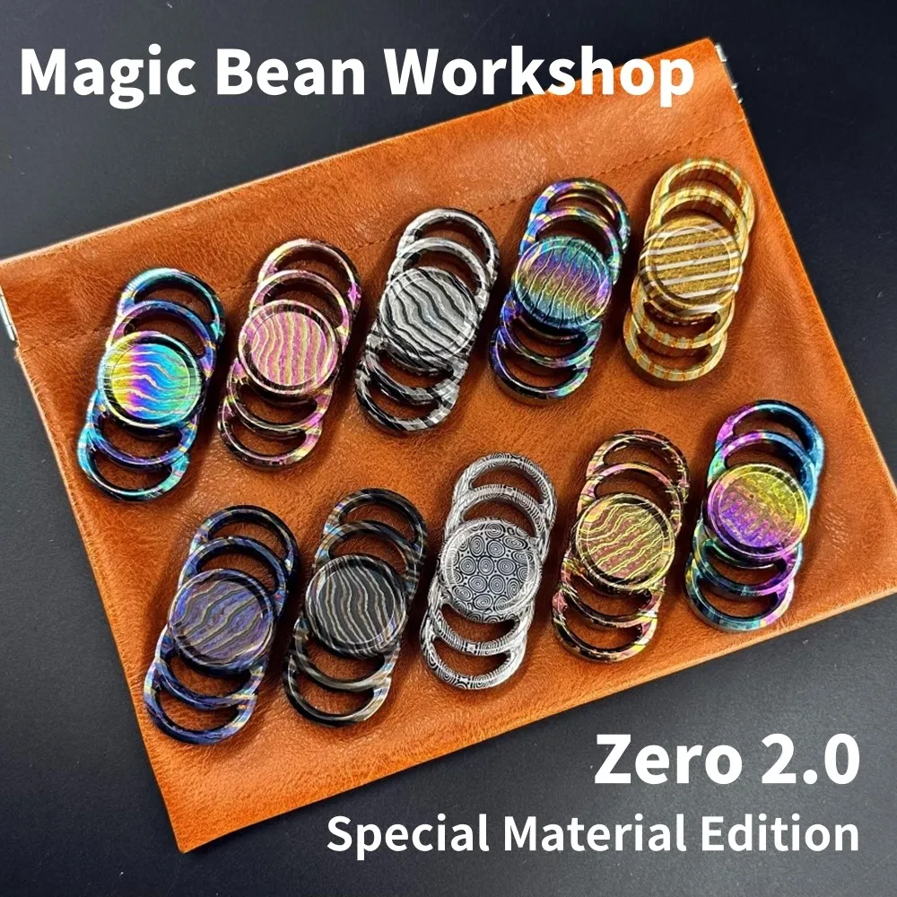 マジックビーンワークショップゼロ2.0特別素材版フィジェットスピナーフィジェットトイ大人用オフィスデスクアクセサリージャイロ