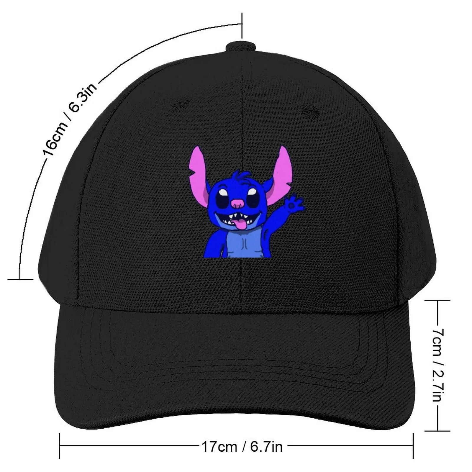 Stitch Waving Baseball Cap Icon beach hat Women's Hats For The Sun Men's