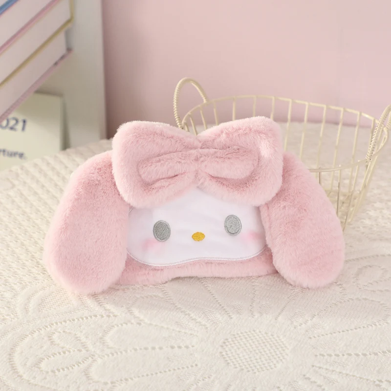 

Sanrio плюшевая маска для глаз My Melody Hello Kitty кукла Kuromi Pom Pom Purin Cinnamoroll игрушка Pochacco мягкий рождественский подарок для детей