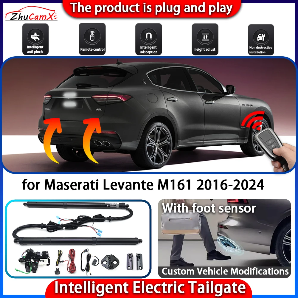 

ZhuCamX Smart Powered Tailgate System for Maserati Levante M161 2016-2024 Automatic Intelligent Electric Trunk Lift Control Kit