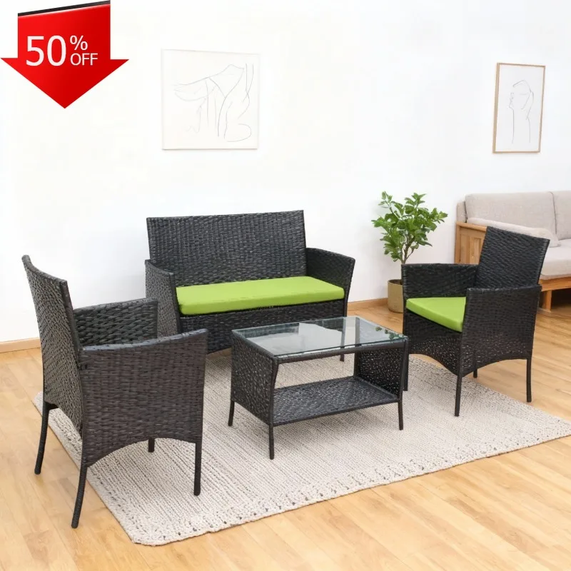 طقم كراسي شرفة الأثاث من الكراسي وطاولة الشرفة أطقم أثاث خارجية أرائك وجلوس للمنزل والحديقة معسكر العروض التجارية