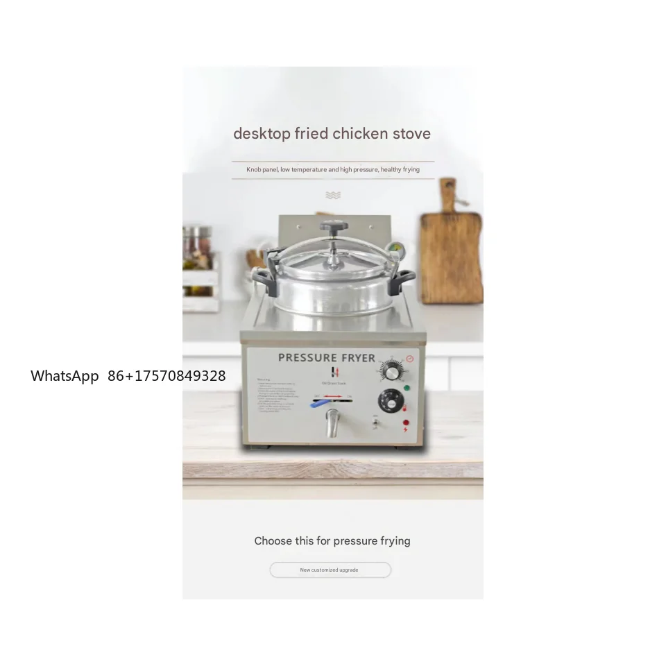 

Portable Deep Fryer Commercial Electric Countertop Mini Deep Fryer Machine for Small Kitchen