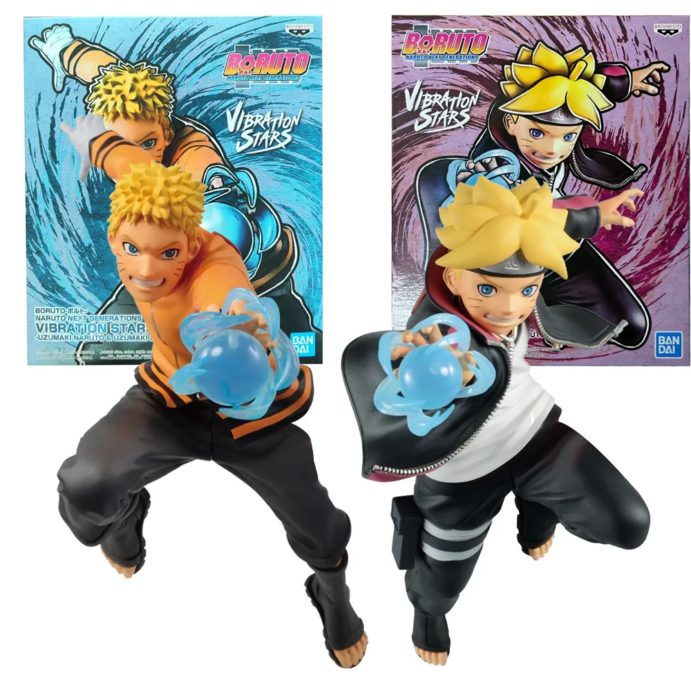 Anime Naruto Uzumaki Naruto Boruto Figure Rasengan Father and Son Bond Model Toy Gift Collection Action Figure Fighting Pose PVC