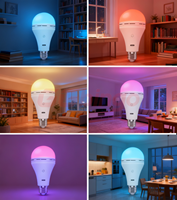 Tuya Bluetooth Smart LED Bulb, E27, RGBCW, 9W, Dimmable, 85-265V, App Control, Home, Bedroom, Christmas Party Decor