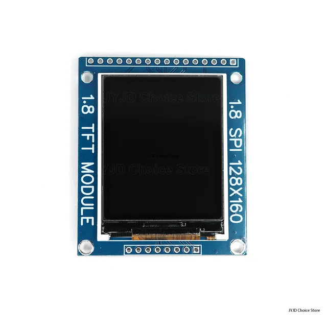 Moduł TFT LCD 1.8 cala Serial SPI 128x160 Wyświetlacz PCB Adapter IC Matryca Punktowa 3.3V 5V Interfejs IO Kompatybilny z Arduino
