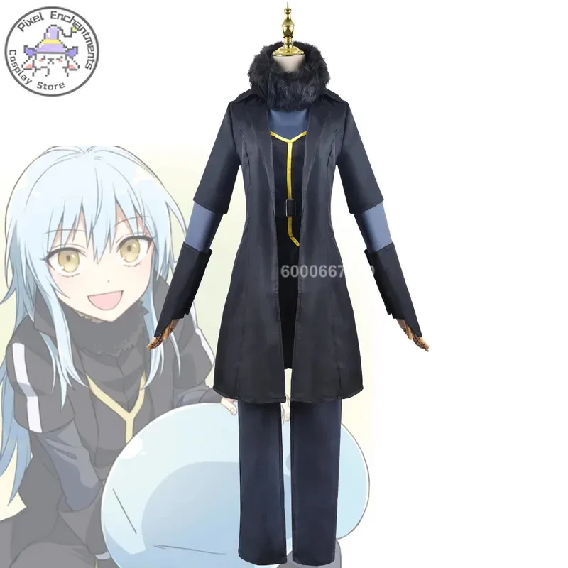 Вот и я перевоплотился в слизь, аниме Rimuru Tempest, карнавальный костюм, парик, маска, наряд, карнавальный костюм на Хэллоуин, одежда