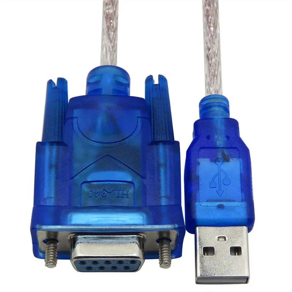 USB2.0 to RS232 Adapter Cable USB to DB9 Hole Female Cable Adapter  For Cashier Label Printer Led Display Scanner Pos hot