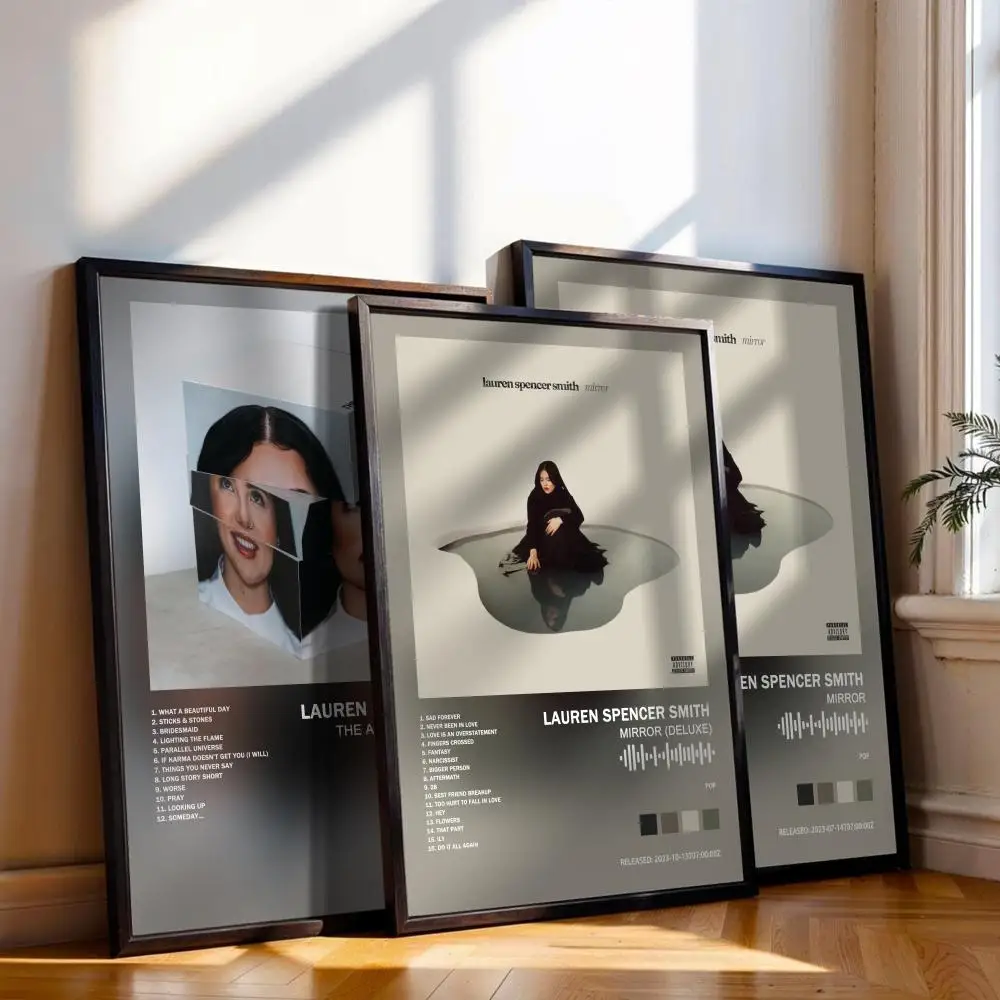 Póster de Lauren Spencer Smith, cubierta de álbum de música para habitación, pintura en lienzo, arte impreso, decoración de pared del hogar, imagen de regalo