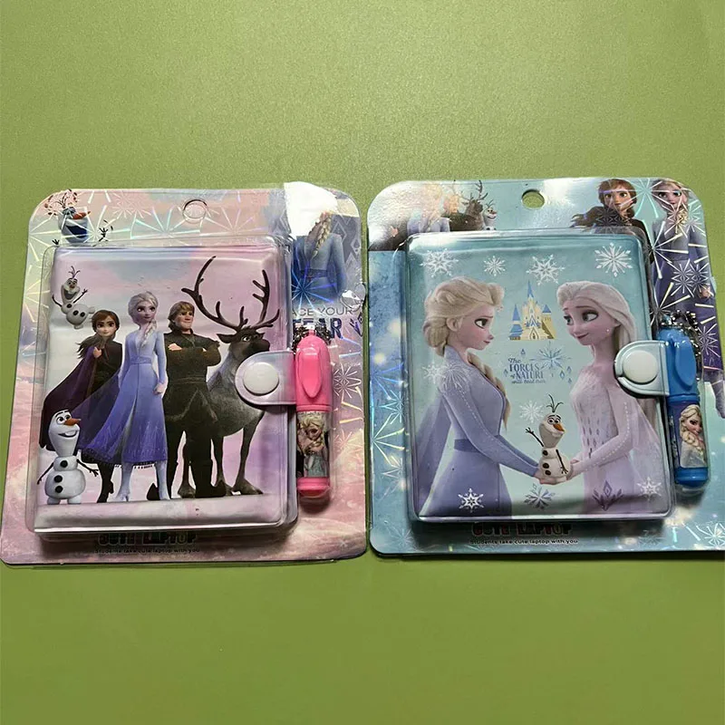 Anime Frozen Elsa Notebook Ballpoint Pen Cartoon Notepad To Do List Planner Stationery Set School Supplie Back To School Gift