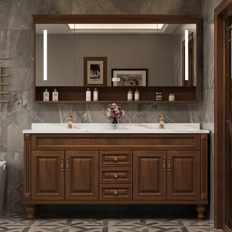 

Partitions Bedroom Cupboard Wooden Luxury Bathroom Simple Sink Cupboard Perfume Mirror Organizer Archivadores Trendy Furniture