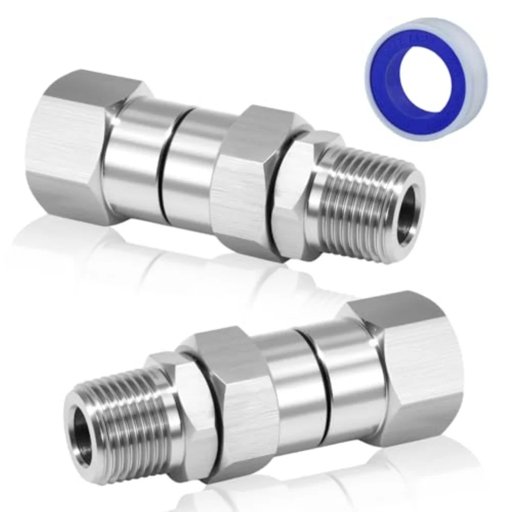 High Pressure Adapter Pressure Washer Swivel 4000 PSI Rated Quick Installation Enhanced Cleaning Efficiency Tool