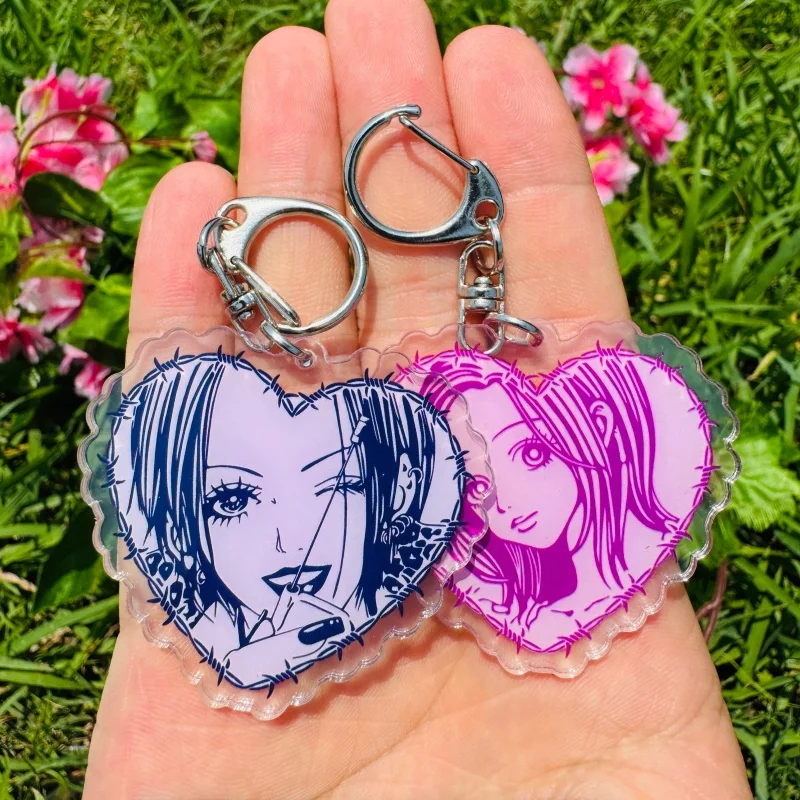NANA Oosaki Nana Komatsu Nana Cosplay Anime Game Accessories Badge Keychain Game Key Chain Pendant Cartoon Gifts
