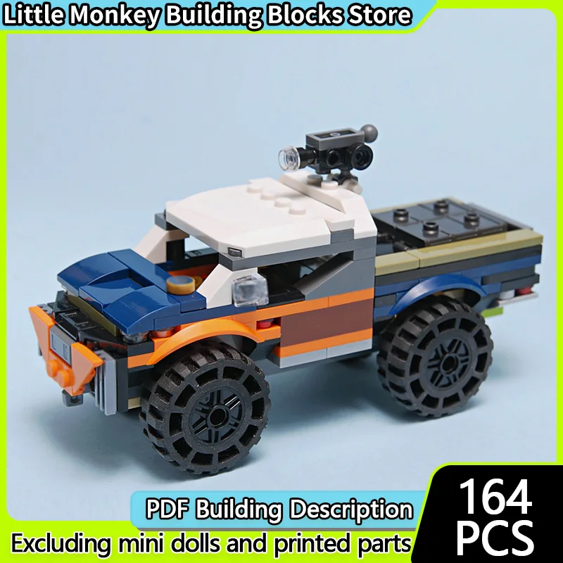 

Speed Racing Car Model MOC Building Bricks Classic Cool Cargo Car Modular Technology Children Holiday Gifts Assemble Toys Suit
