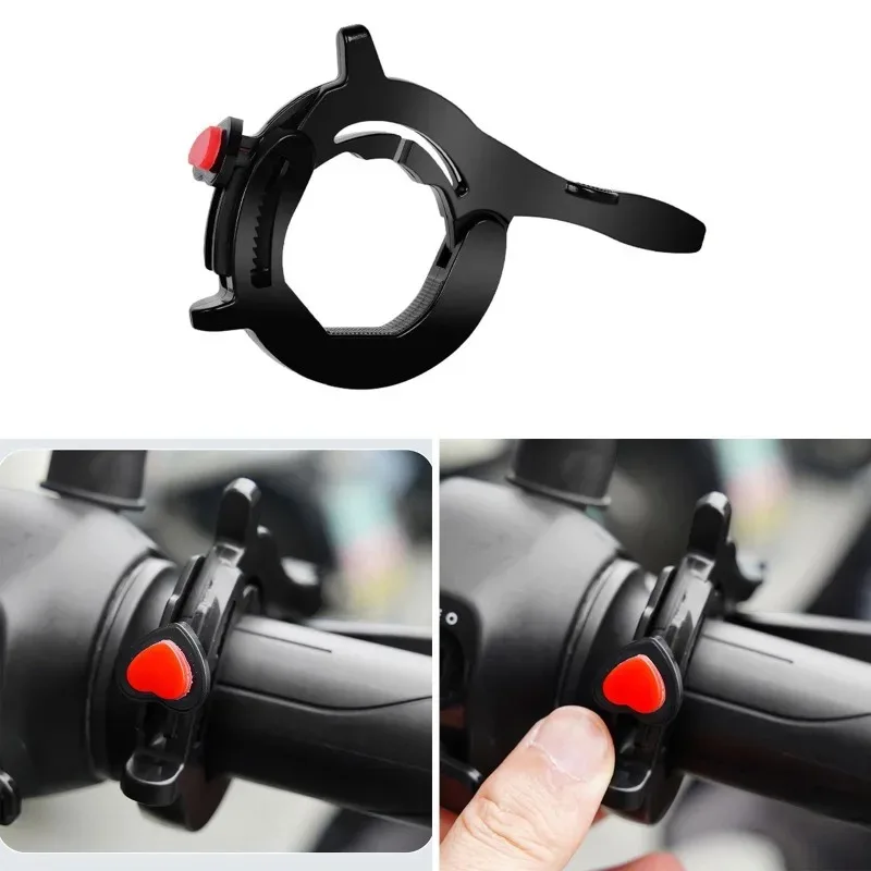Controle de Cruzeiro Universal para Motocicletas, Acelerador de Alumínio de Alta Qualidade, Suporte de Bloqueio para Punho e Guidão de Motocicleta