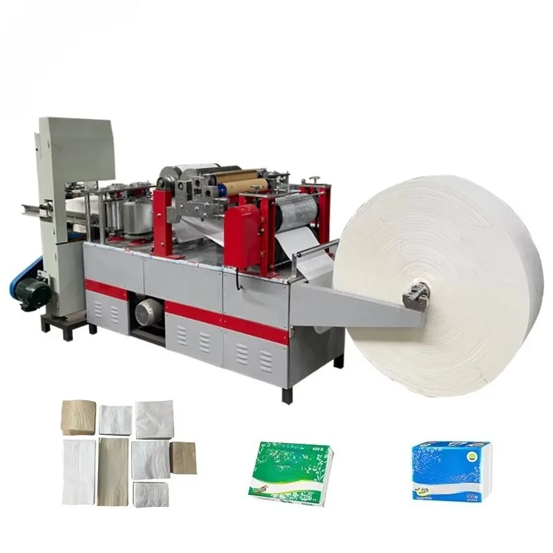 Custom made Customized High-Speed Automatic Napkin Paper Manufacturing Line Tissue Paper Folding Machine