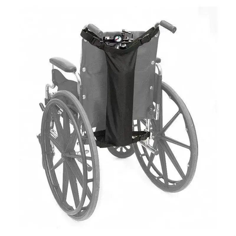Superr-Oxygen Cylinder Bag-D& E Cylinders-For Wheelchair Compatible-Oxygen Tank Carrier Holder For Most Cylinder Models