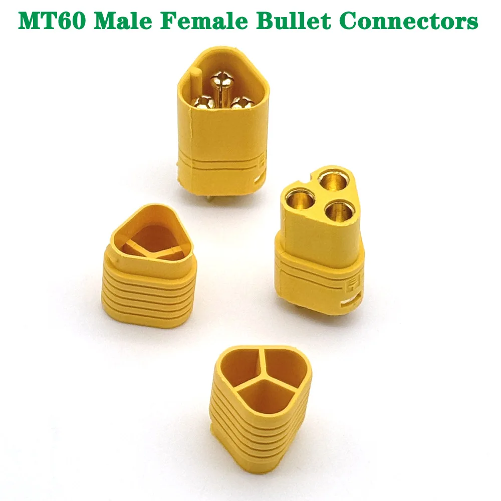 1PCS 1Set  MT60 Plug Male Female XT30 XT90 T Bullet Connectors Plugs for RC Lipo Battery Drone Airplane Accessories Wholesale