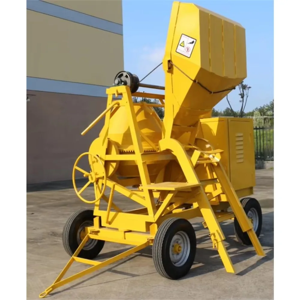 

Factory Price Small 350L 500L Cement Mixer Mini Concrete Mixer Machine Self Loading Mini Concrete Mixer