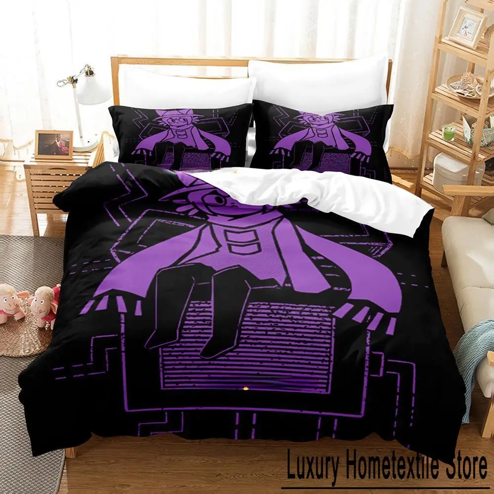 Game OneShot Bedding Set Single Twin Full Queen King Size Bed Set Adult Kid Bedroom Duvet cover Sets 3D Anime Bed Sheet Set