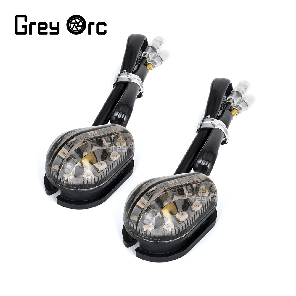 Universal Mini Moto LED Turn Signal Light For Yamaha Fz16 V-max 1700 Xt1200z Xt1200ze Wr250 X RIndicator Lamp Accessories