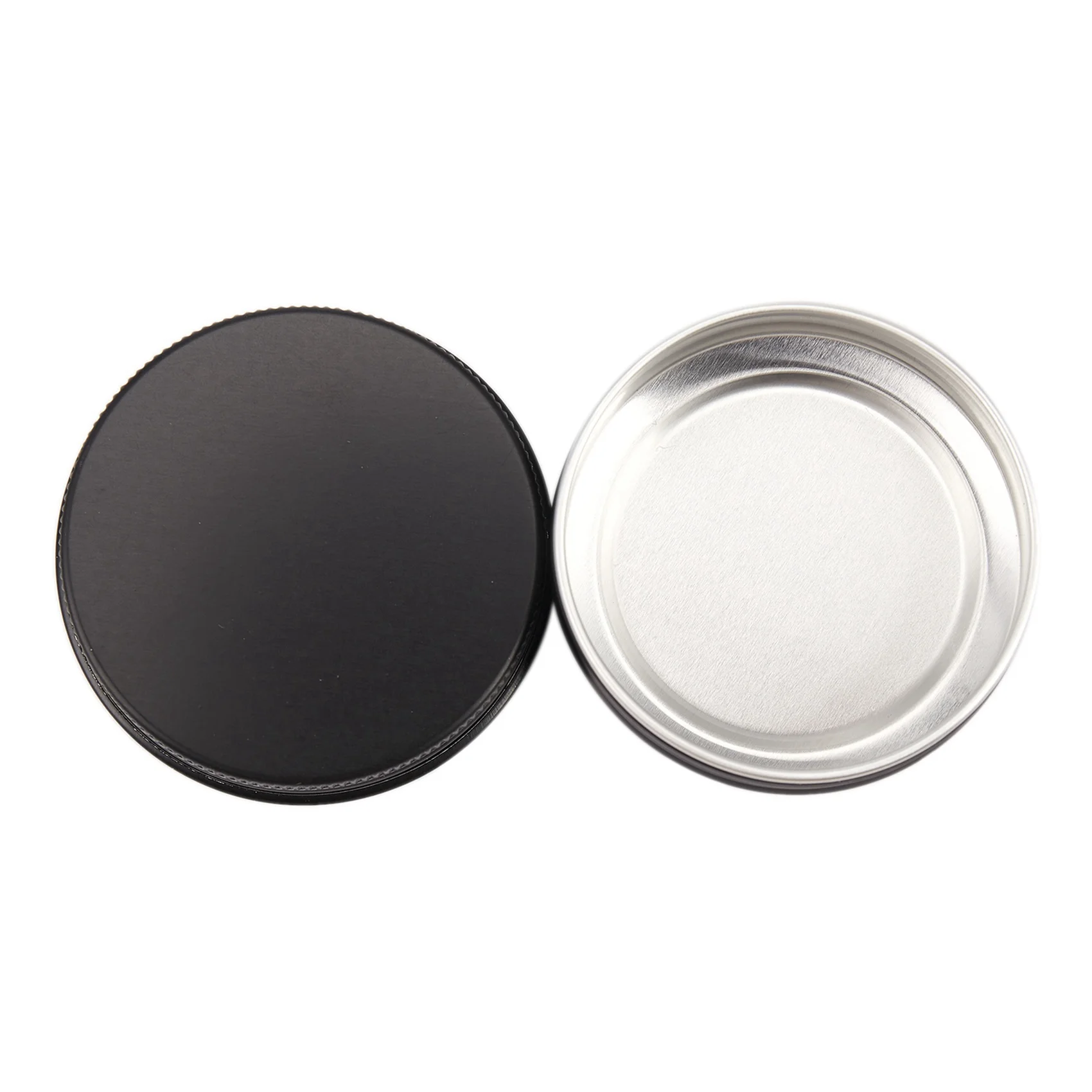 

Aluminum Tin Cans - 120 Pack 1Oz / 30G Round Metal Tin Container Screw Top Cans Cosmetic Sample Candle Travel Tins-ABQU