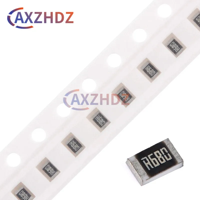 100PCS 1% 0805 0R - 10M SMD Resistor 1/8W 1 10 22 47 68 75 82 100 120 150 220 330 470 510 680 910 Ohm K Ω 1K 2K 6.8K 10K 1M