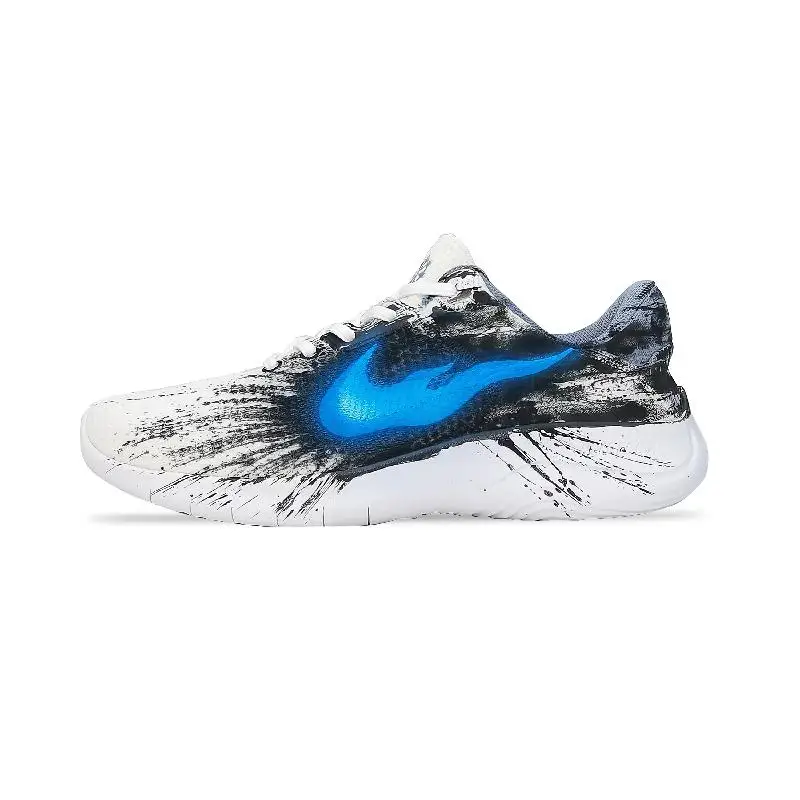 

【Customize】Nike Flex Experience Run 11 Running Shoes Men Low-top University Blue/Black/White Sneakers shoes DD9284-100