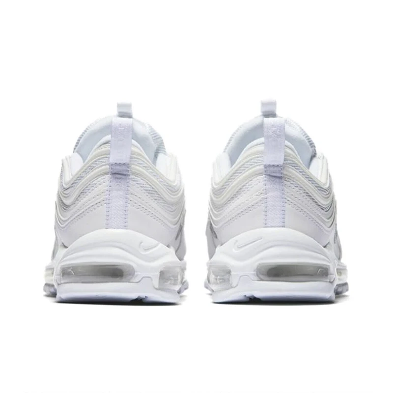 Nike-air max 97 tênis de corrida bala branca, tênis esportivos masculinos e femininos, unisex, tênis de corrida, esportes, original, 921826-101