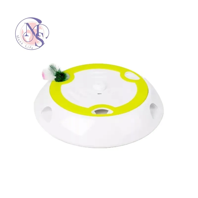 Electric cat teaser stick self-high to relieve boredom, charging, automatic rotation, whack-a-mole feathers