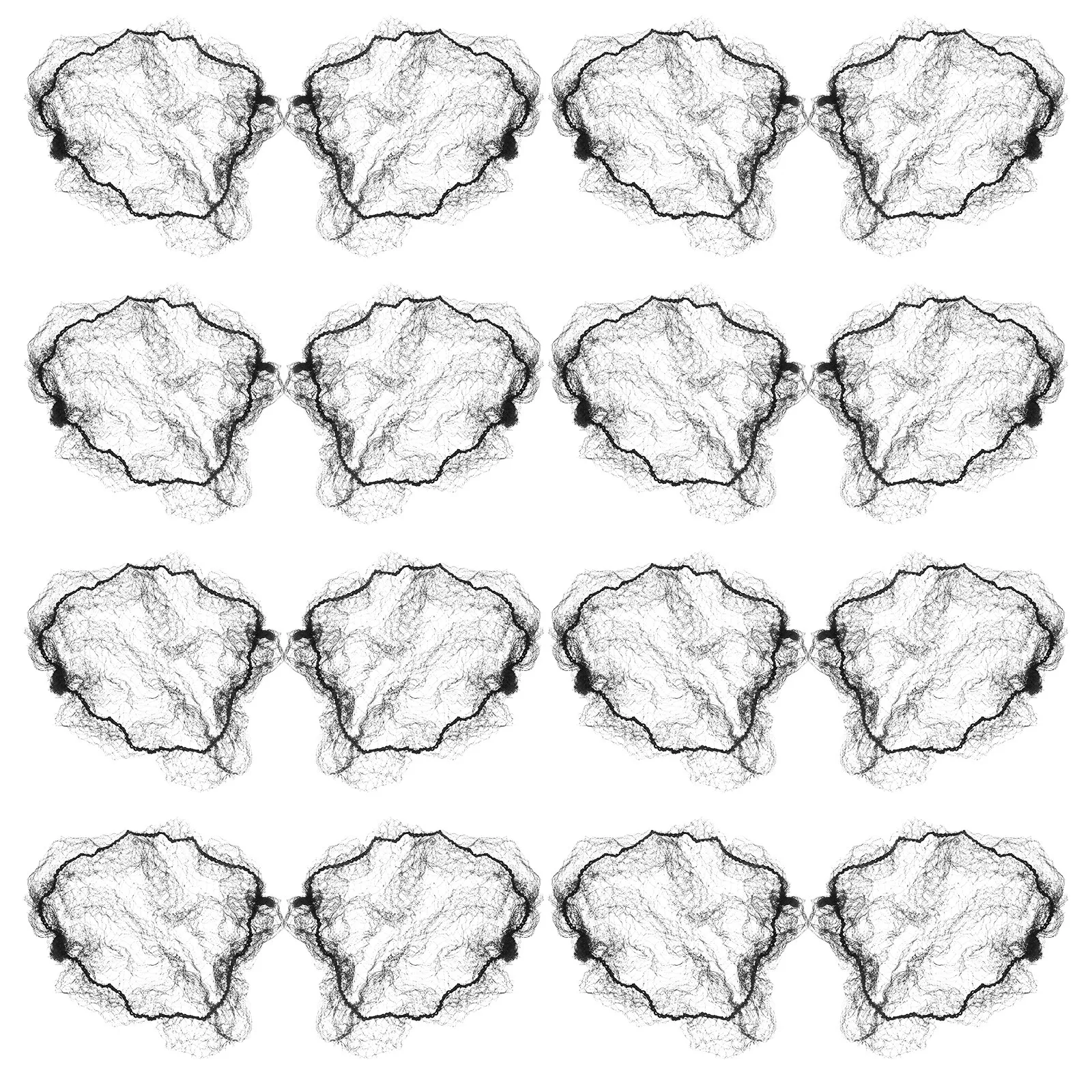 100Pcs Black Invisible Hair Nets for Women Elastic Mesh Hair Net for Buns Updos Ballet Dance Office Formal Events Breathable