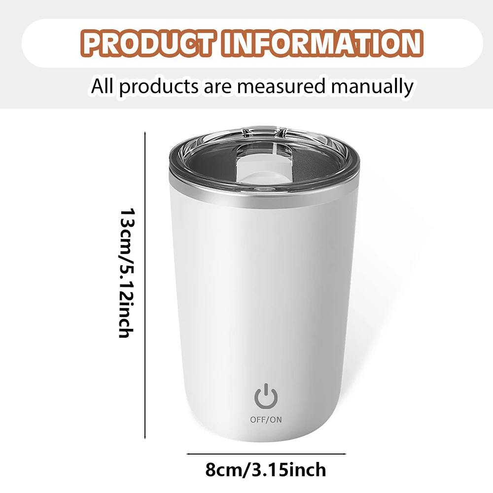 Automatic Self Stirring Magnetic Mug Capsule Cylindrical Magnetic Stirring Rod Non-Corroding Smart Mixer Thermal Cup Accessories