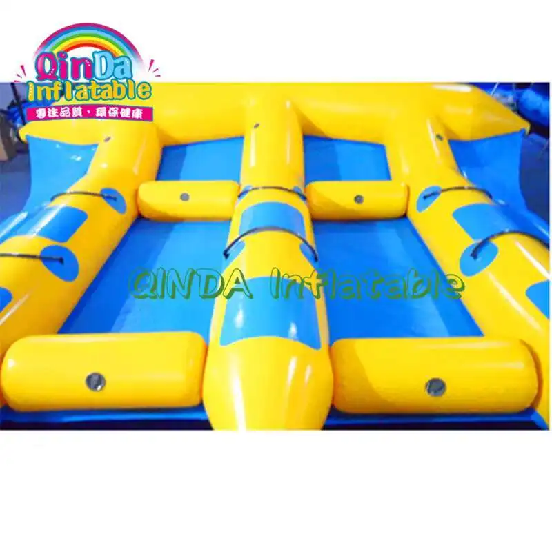 Giochi estivi con acqua calda, 3 tubi, gonfiabili, pesci banana volanti, trainabili volanti, per giocattoli per sport acquatici