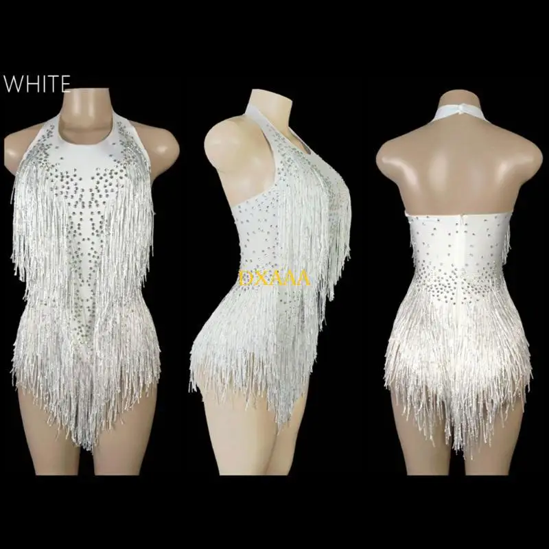 

DXAA наряд для латинских танцев платье с открытой спиной и бахромой, платье с блестками и кисточками, платье для латинских для