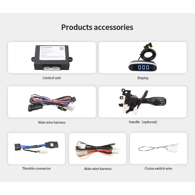 

Cruise Control Kit Fit for Toyota Land Cruiser/FJ/ Hiace / Crown Speed Control System Car Speed Limiter