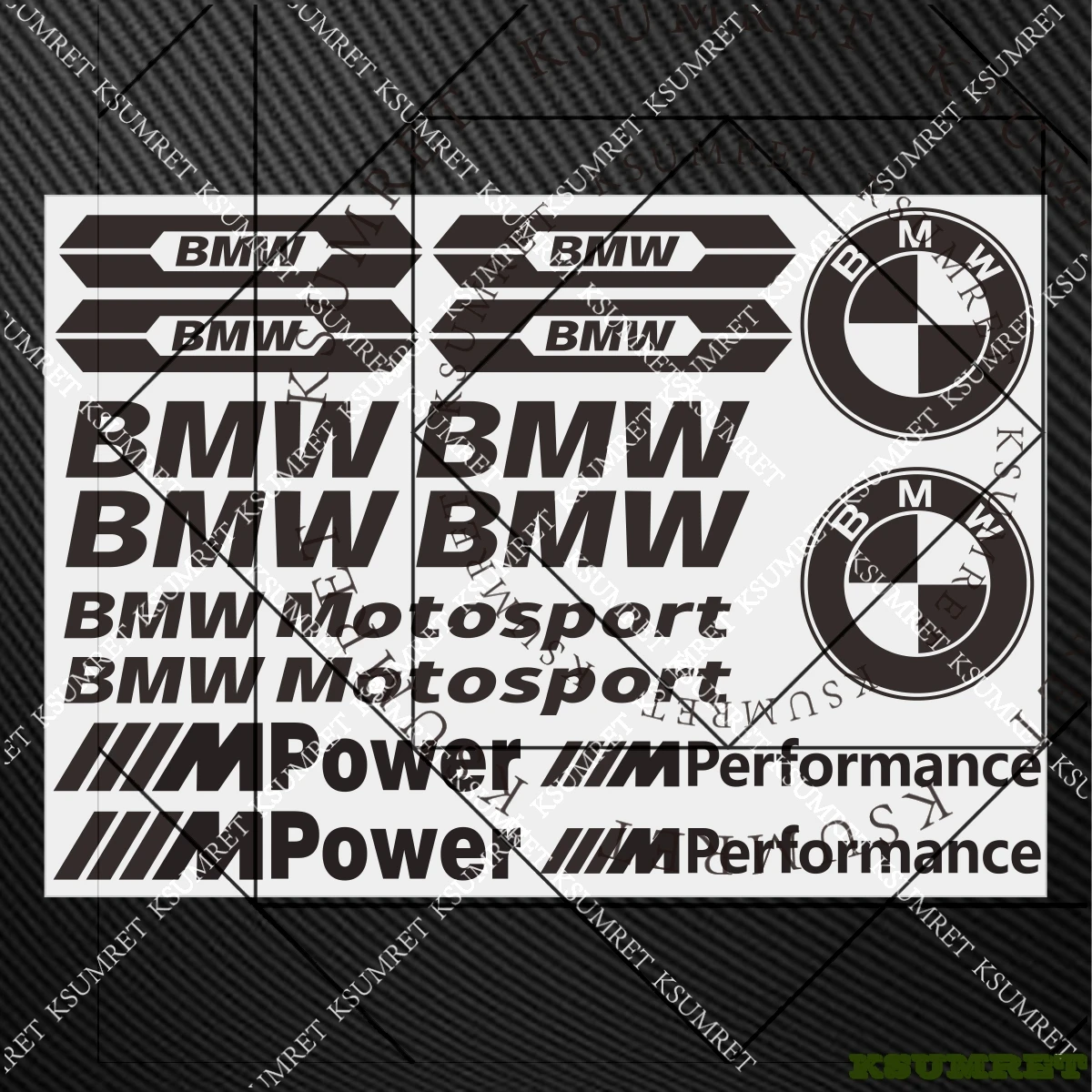 For Bmw M Stickers …