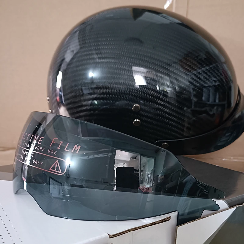 Black Visor for MH011 Half Helmet S-2XL